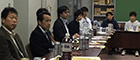 電気電子部会校友会幹事と電気電子工学科の教員および学生との意見交換会